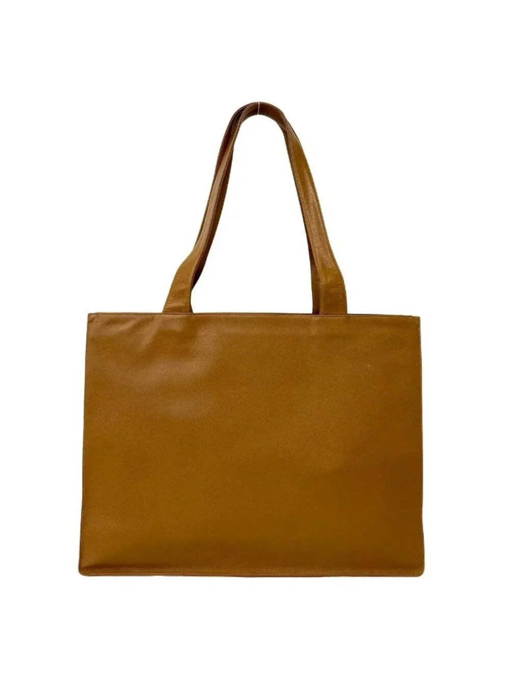 Chanel 4 Vintage CC Logo Caviar Leather Tote Brown